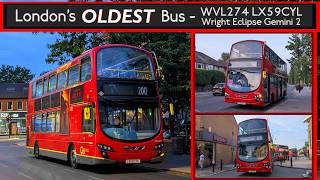 The Story of London's OLDEST Bus: WVL274 LX59CYL - The FIRST GAL Gemini 2 & LAST 2009 Bus! 