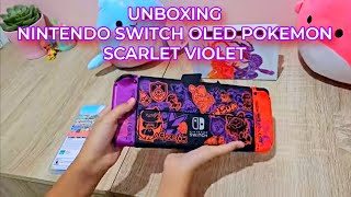 Unboxing this nintendo switch oled pokemon scatlet violet #unboxing #nintendoswitch #pokemon