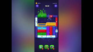 Block Out - Color Sort Puzzle Level 51 Walkthrough 