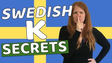 How to pronounce the Swedish K? - Swedish pronunciation - Learn Swedish in a Fun Way