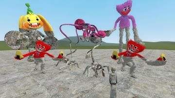 TURNING ALL POPPY PLAYTIME CHAPTER 2 CHARACTERS INTO STATUES in Garry