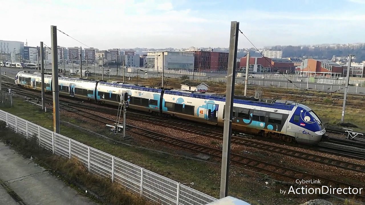 Ter, Intercités, HLP et manœuvres en gare du Havre.