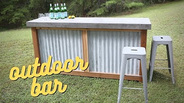 How to Build an Outdoor Bar