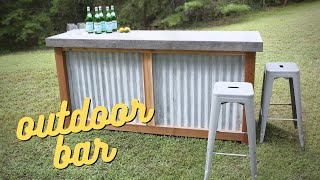 How to Build an Outdoor Bar