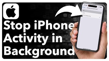 Achtergrondactiviteit op de iPhone stoppen