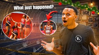 I Competed At An Olympic Champions Track Meet Indoor Track Vlog