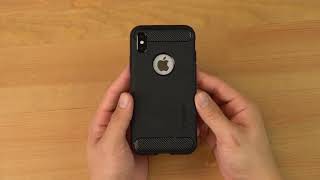 Spigen IPhone XS / X Case Rugged Armor Spigen Hybrid Armor Case For The Iphone X Xs