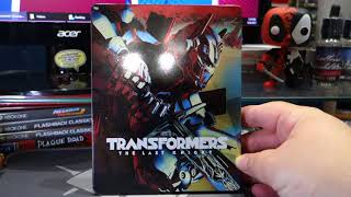 Transformers The Last Knight 4K Blu Ray Steelbook Unboxing Best Buy Exclusive