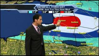 Tuesday morning weather forecast for December 30, 2014