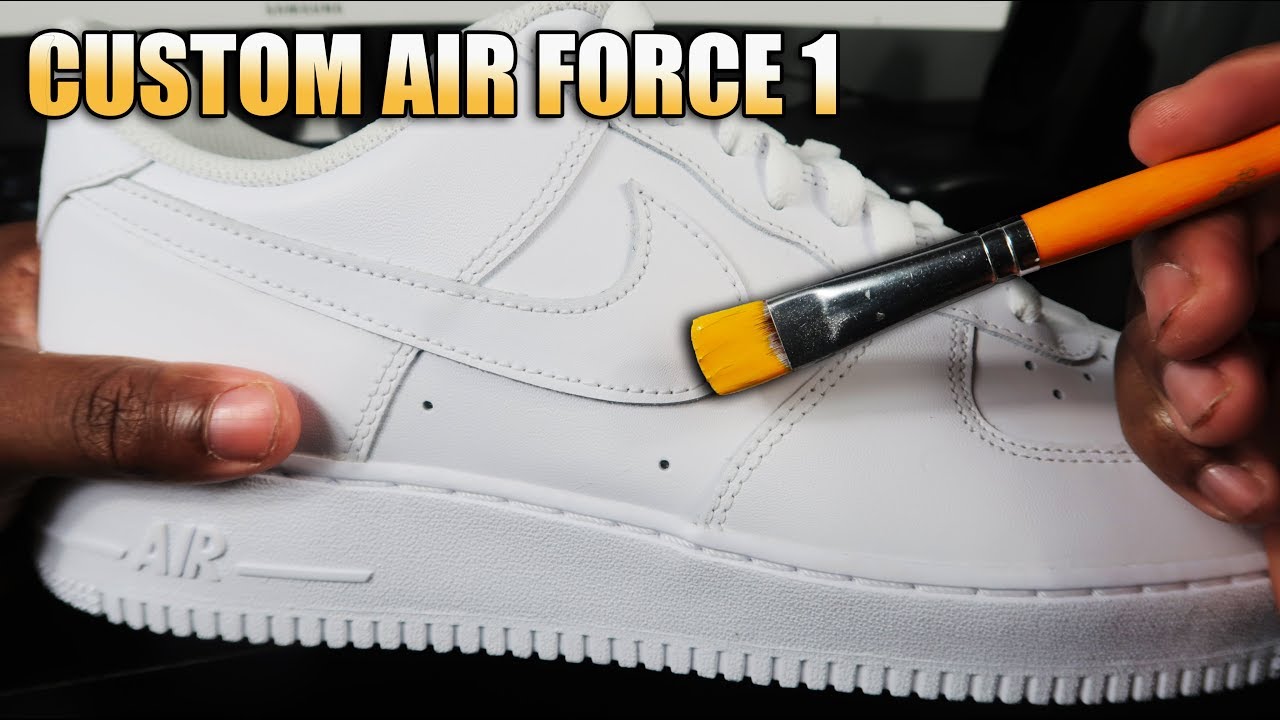 Custom AIR FORCE 1!! (Simple) 