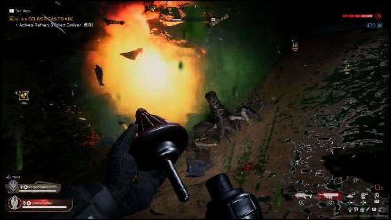 Starship Troopers: Extermination - If You See A Bug Hole.. Nuke it!