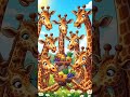 Count with Giraffes! Fun Fruit Counting Song 1 to 10 for Toddlers #nurseryrhymes #cartoon #shorts