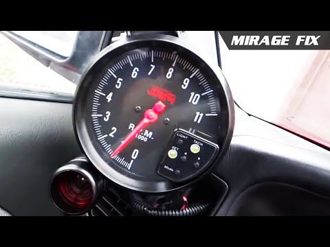 mirage-fix-6-|-jdm-5"-black-tachometer-rpm-gauge