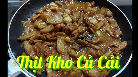 THỊT KHO CỦ CẢI MUỐI • Món Siêu Ngon Đậm Đà Ăn Hết Sạch Nồi Cơm | Vân Vlog