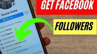 How to gain 100k followers on Facebook in 2 minutes || Facebook followers