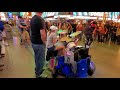 Girl drumming on Fremont St.