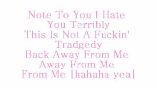 ♪ Note to you - DDC (LYRICS ON SCREEN)
