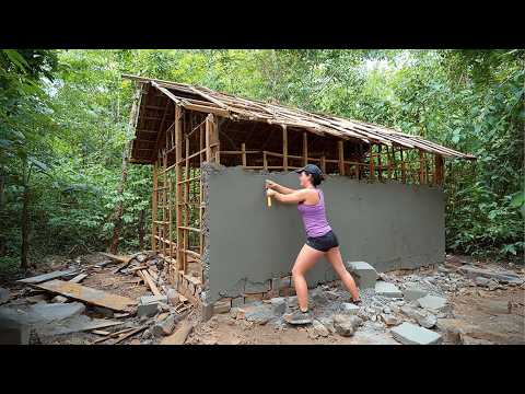 Woman Builds Dream Home in the Jungle in 90 Days | Start to Finish by @LýPhúcVy