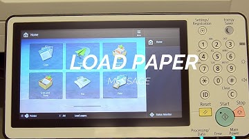 LOAD PAPER MESSAGE