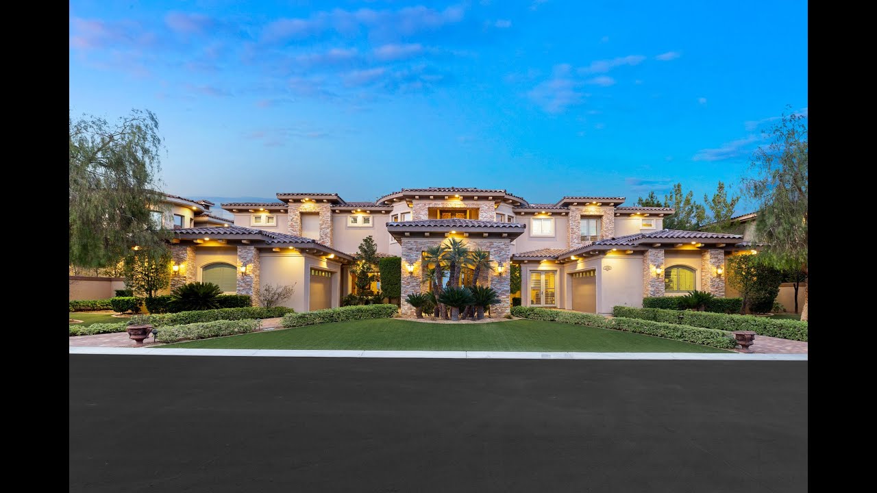 Spanish Hills Custom Home 5156 Scenic Ridge Las Vegas NV YouTube