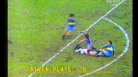 CAMPEONATO METROPOLITANO 1980-River 2-Boca 1, goles de Pasarella y Luque, 15 de Junio