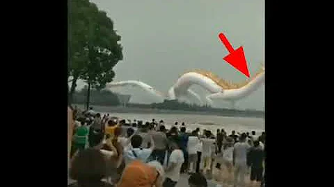 Chinese dragon caught on camera |Really or fake..? drop your comment..! - DayDayNews