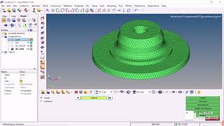 3D TETRA MESH OF HOUSING AND HUB