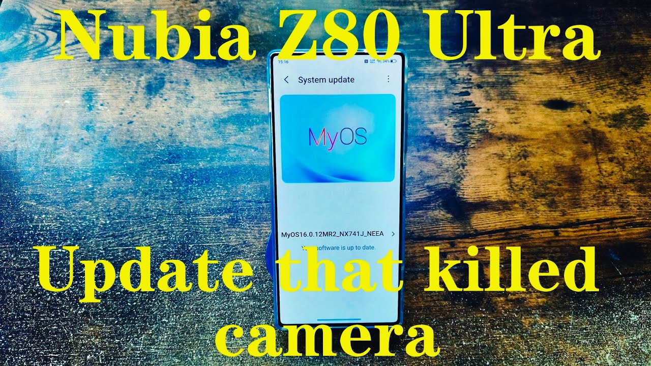 ZTE Nubia Z80 Ultra camera and system updates
