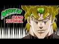 Dio's Theme (Dark Rebirth from JoJo's Bizarre Adventure: Stardust Crusaders) - Piano Tutorial