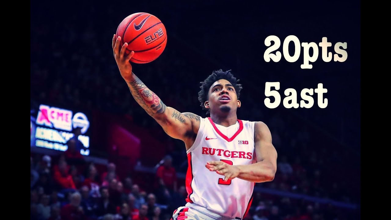 Corey Sanders Rutgers vs Florida State/11.28.17/Highlights/20pts 5ast 4reb