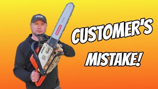 Stihl Ms290 Chainsaw Smokes A Lot And Now Wont Start Step By Step Repair