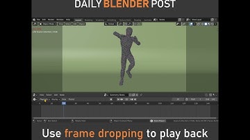 Faster Playback with Frame Dropping in Blender