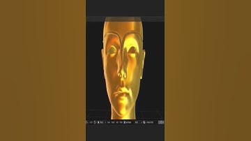 Blender Tutorial - Painting Iridescent / holographic/ chrome 3d snake mask