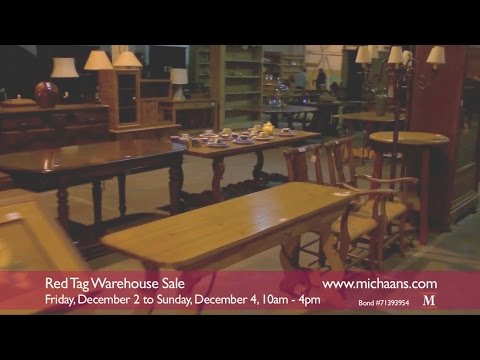 Red Tag Warehouse Clearance Sale - San Francisco Bay Area - furniture, art, decorations, antiques