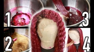 HOW I DYED MY HAIR IN WATER LESS THAN 3 MINS! How to get WATERCOLOR Hair ft Vallbest