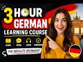 3 Hour German Learning Course for Beginners | Full Language Study Session