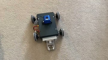 Magnetic wall crawler for Ultrasonic thickness probes, PAUT probes and a fitting for a GoPro.