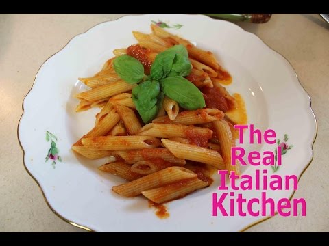 Pasta with Tomato Sauce - Pasta al Pomodoro - Real Italian Kitchen