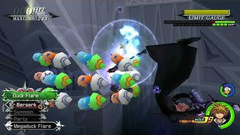 Kingdom Hearts II Final Mix (PS4) - Xigbar Data Level 1 No Damage/Berserk Charge Loop