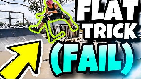 HOW MANY FLAT SCOOTER TRICKS CAN I LEARN IN 30 MINUTES || (EPIC FAIL) *part 1*