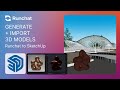 Part 2: AI Text-to-3D for SketchUp: Generate & Import Models Instantly (No Modeling)