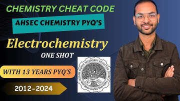ELECTROCHEMISTRY | AHSEC |Class -12 Chemistry Chapter-2 Previous Year Questions | TAKSHA INSTITUTE