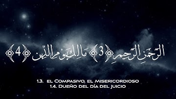 سورة الفاتحة باللغة الإسبانية / Al - Fatihah in Spanish