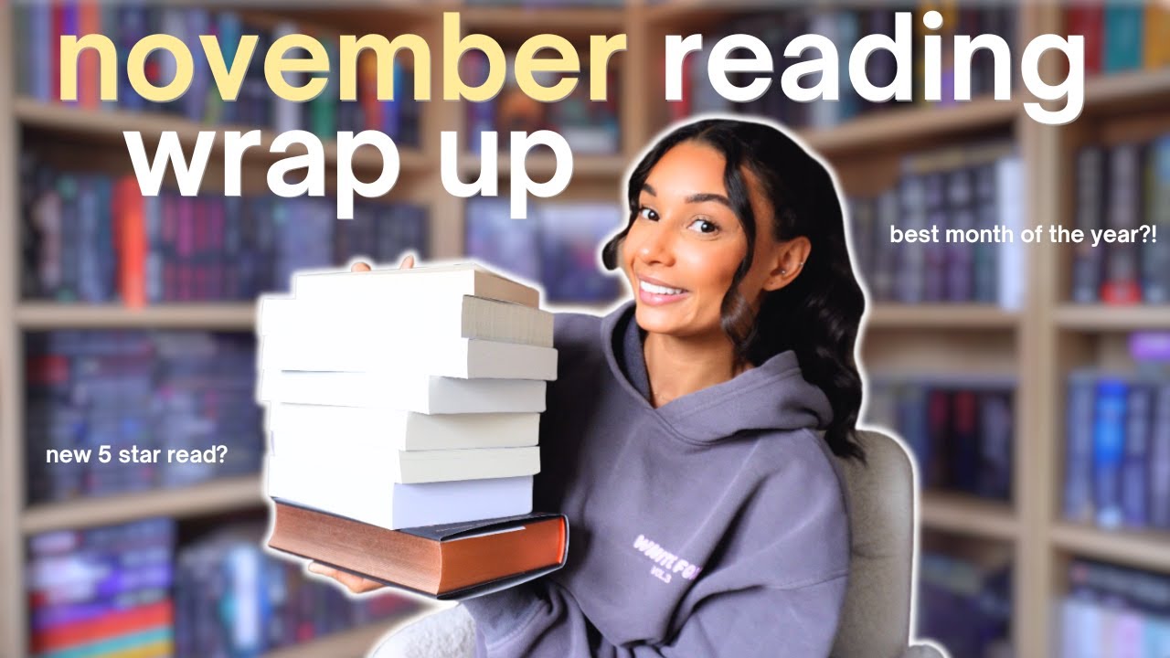 Все книги, которые я прочитала в ноябре! ✨📖 Новая книга, получившая 5 звезд, и мои мысли о «Сере»!