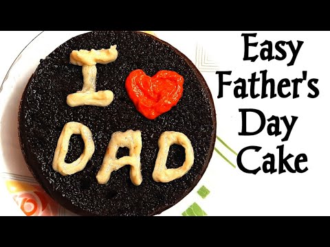 Easy Fathers Day Cake | Biscuit Cake | Chocolate Cake | Easy Cake Recipe | Fathers Day Special