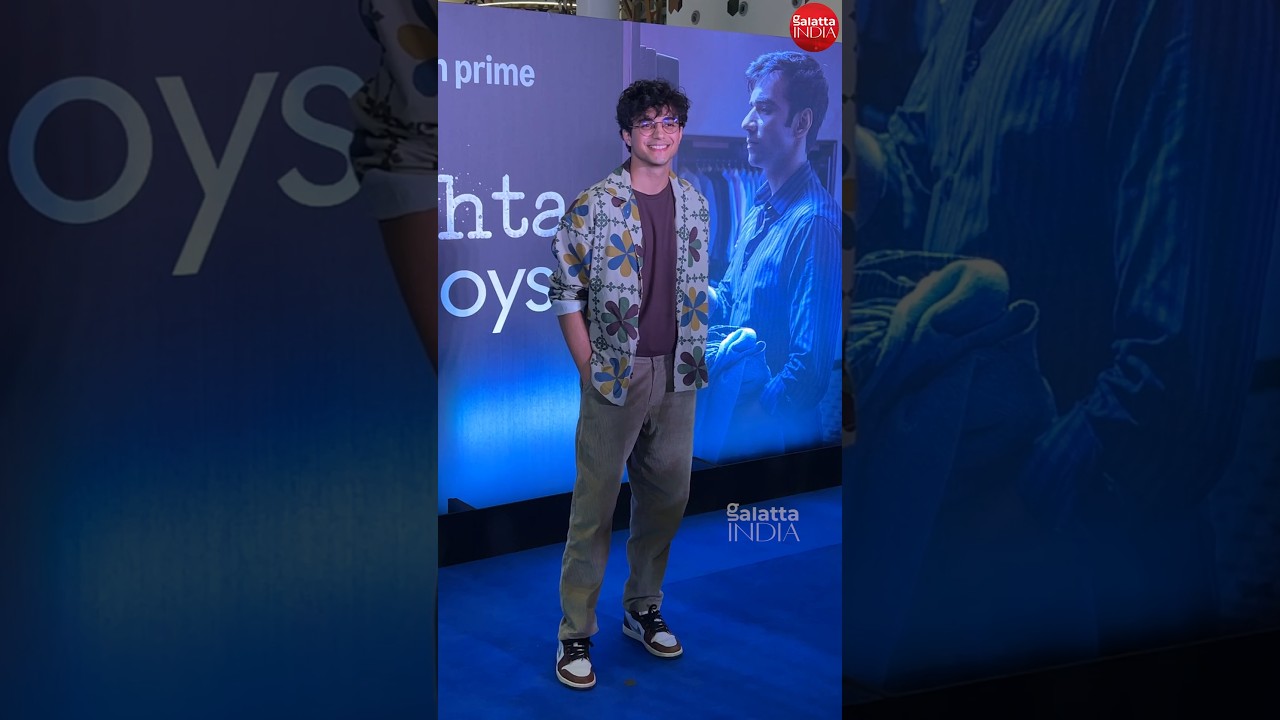 Munjya star Abhay Verma spotted at The Mehta Boys screening last night! 🎬✨ 