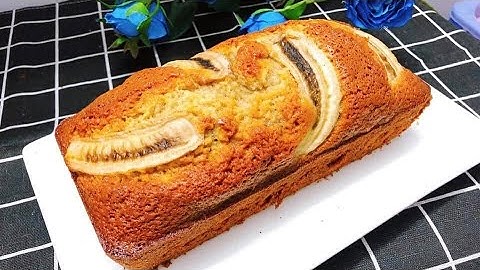 Bánh Bông Lan Chuối | Banana cake | Chị Mía