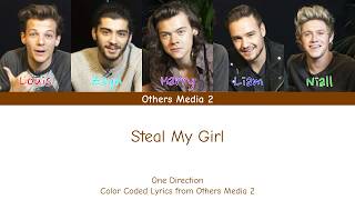 One Direction - Steal My Girl (Color Coded Lyrics)
