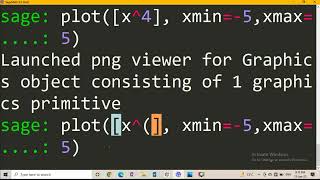 Plotting of graphs using sagemath(V-1).