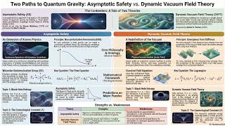 Asymptotic Safety Vs Dynamic Vacuum Field Theory